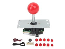 2026-palanca De Juego Arcade Diy Usb Con Chip De Control Para Juegos De Computadora Rocker Joystick Rojo