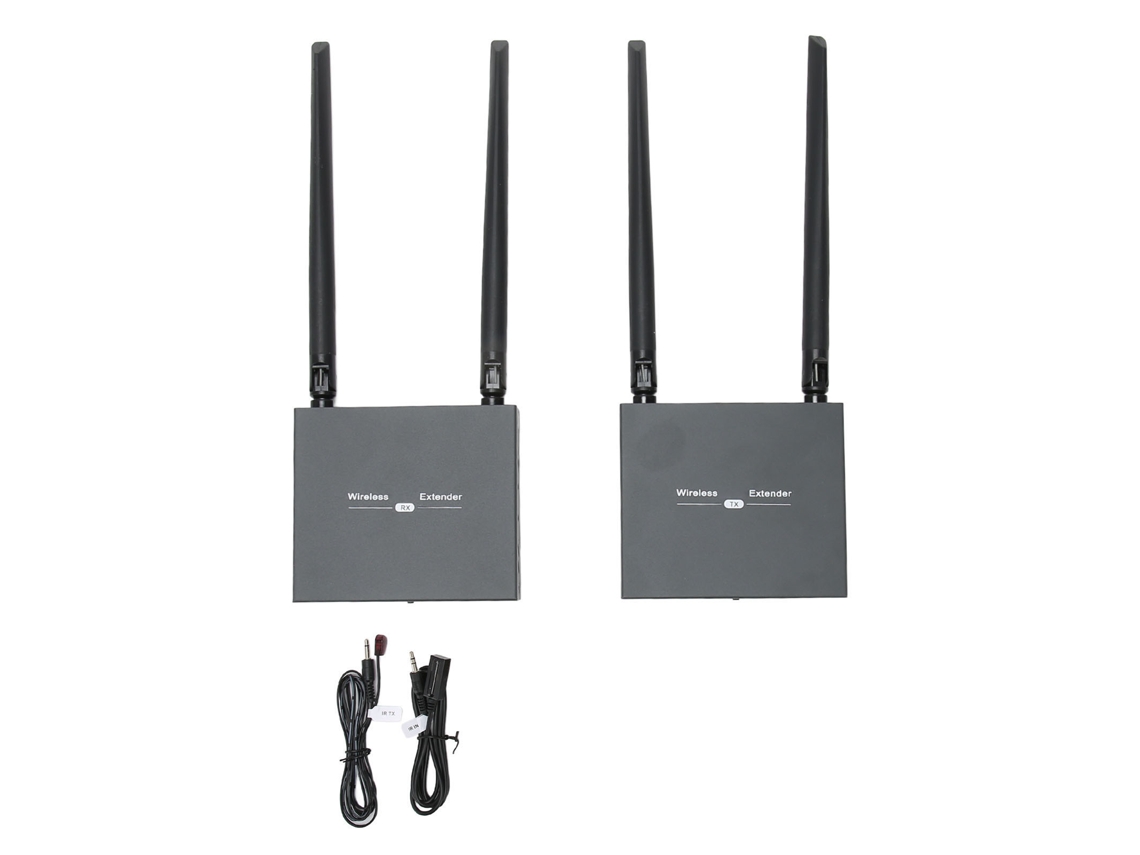 Extensor Inalámbrico Hdmi 1080p Control Remoto Ir 200m Penetración De Pared Enchufe Uk