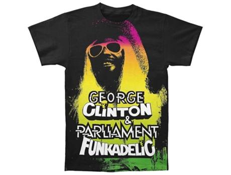 Camiseta ROCKINSTONE George Clinton & Parliament Funkadelic George Clinton Metrô (L)