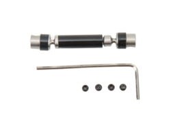 Eje de transmisión de acero Verdant Touch RC para coche de escalada Axial SCX24 1/24 (45-60 mm), color negro
