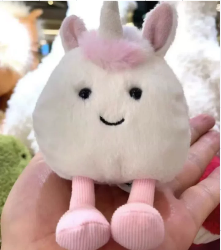 (unicornio) Lindo Llavero De Peluche De Animal, Colgante De Juguete Suave. Decoración Para Bolsos.