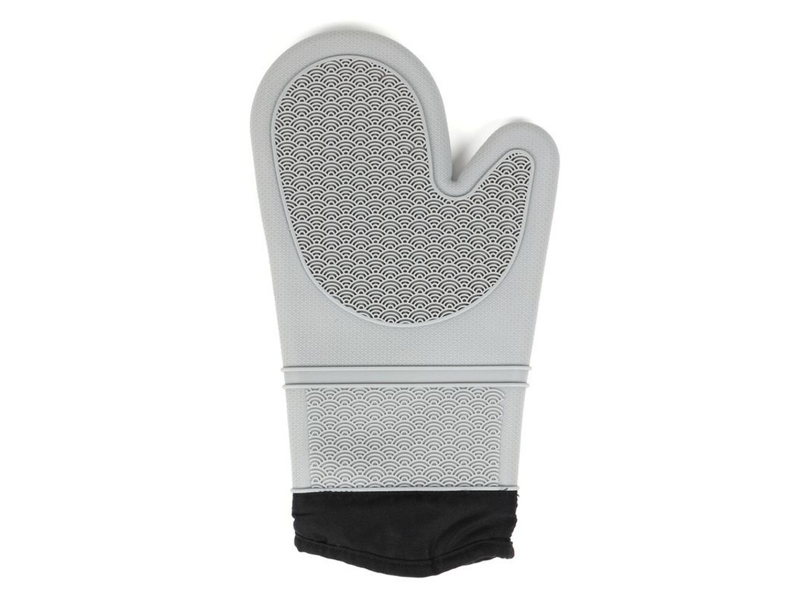 2026-42079-guantes De Horno De Silicona Y Algodón Grueso Antiquemaduras Impermeables Resistentes A Altas Temperaturas Grises