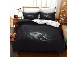 Funda Nórdica Microfibra Juego Ropa Cama Estampado Funda Juego Almohada 140x200cm 140 X 200 Cm 65