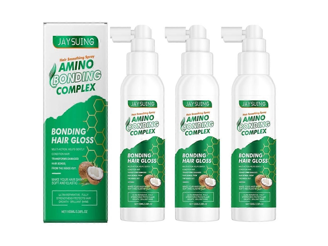Spray De Cuidado Capilar Suave E Brilhante - Hidrata, Repara E Suaviza Cabelos Secos E Pontes Duas (1-3pcs)