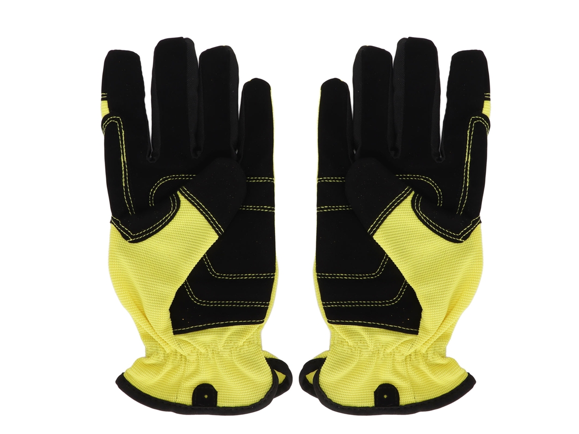 Guantes De Jardinería Resistentes A Pinchazos Y Al Desgaste Ligero, Transpirables, Seguros Para El Trabajo, Color Amarillo.