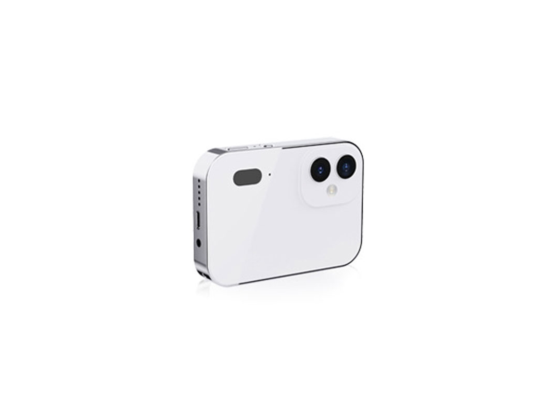 Cámara compacta SZSMART D6 OLED digital 16X zoom OTG HD 3 triple lente + 128G - blanco