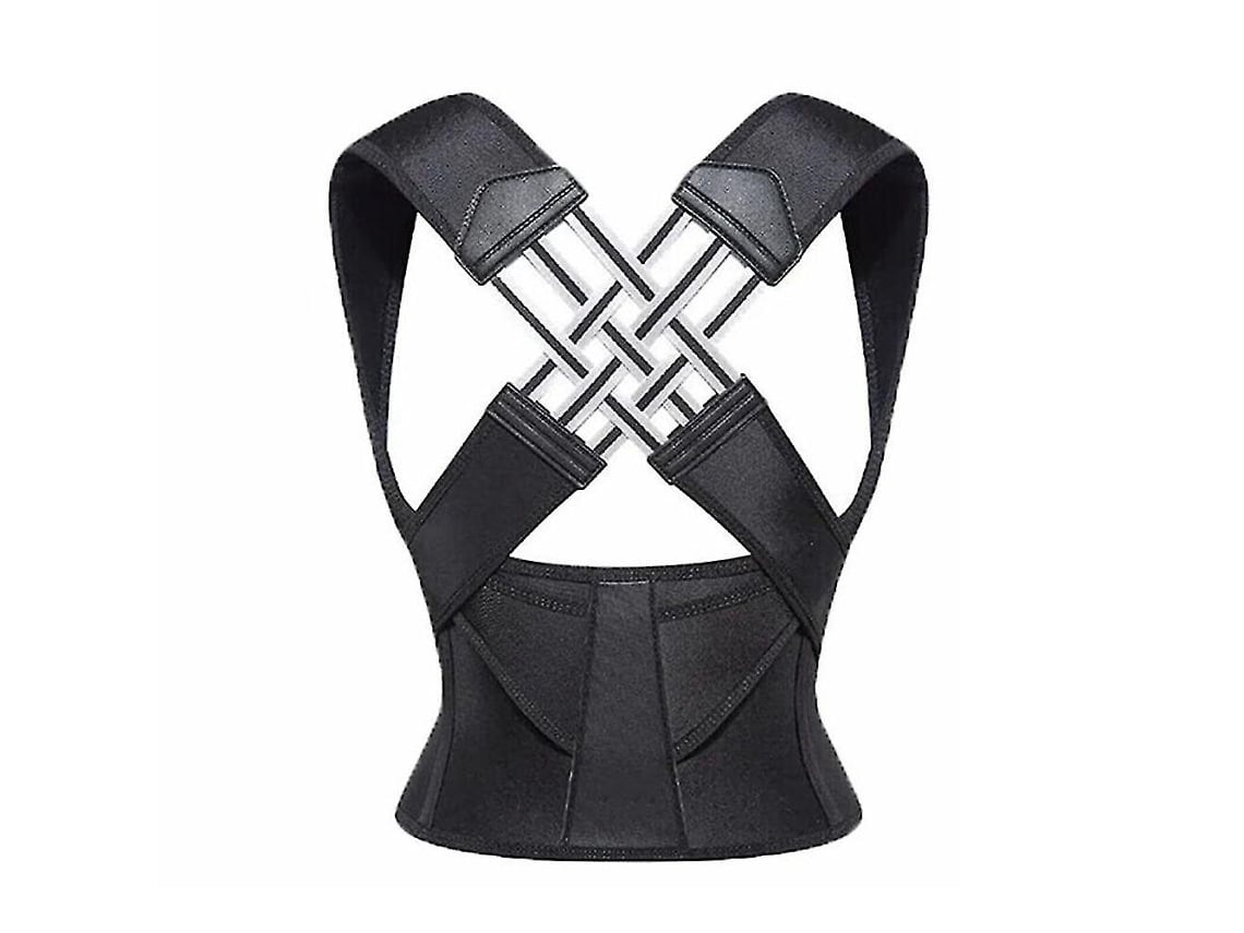 Rebe-correa Correctora De Postura Para Hombros Y Espalda Con Soporte Lumbar Para Hombres Y Mujeres Xl