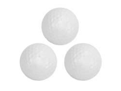 2026-3pcs Pelotas De Golf De Doble Capa Para Entrenamiento Y Práctica Deportiva Al Aire Libre