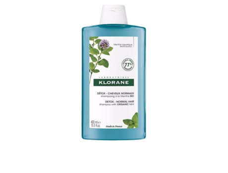 Champú Líquido KLORANE Detox con Menta Bio (400 ml)