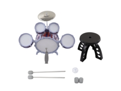 Conjunto De Bateria Para Crianças Com Sons Excelentes E Acessórios Completos Para Prática Musical