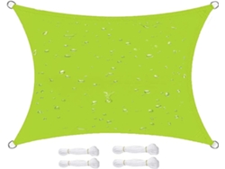 Vela De Sombra Rectangular Resistente Impermeable Uv, Transpirable,