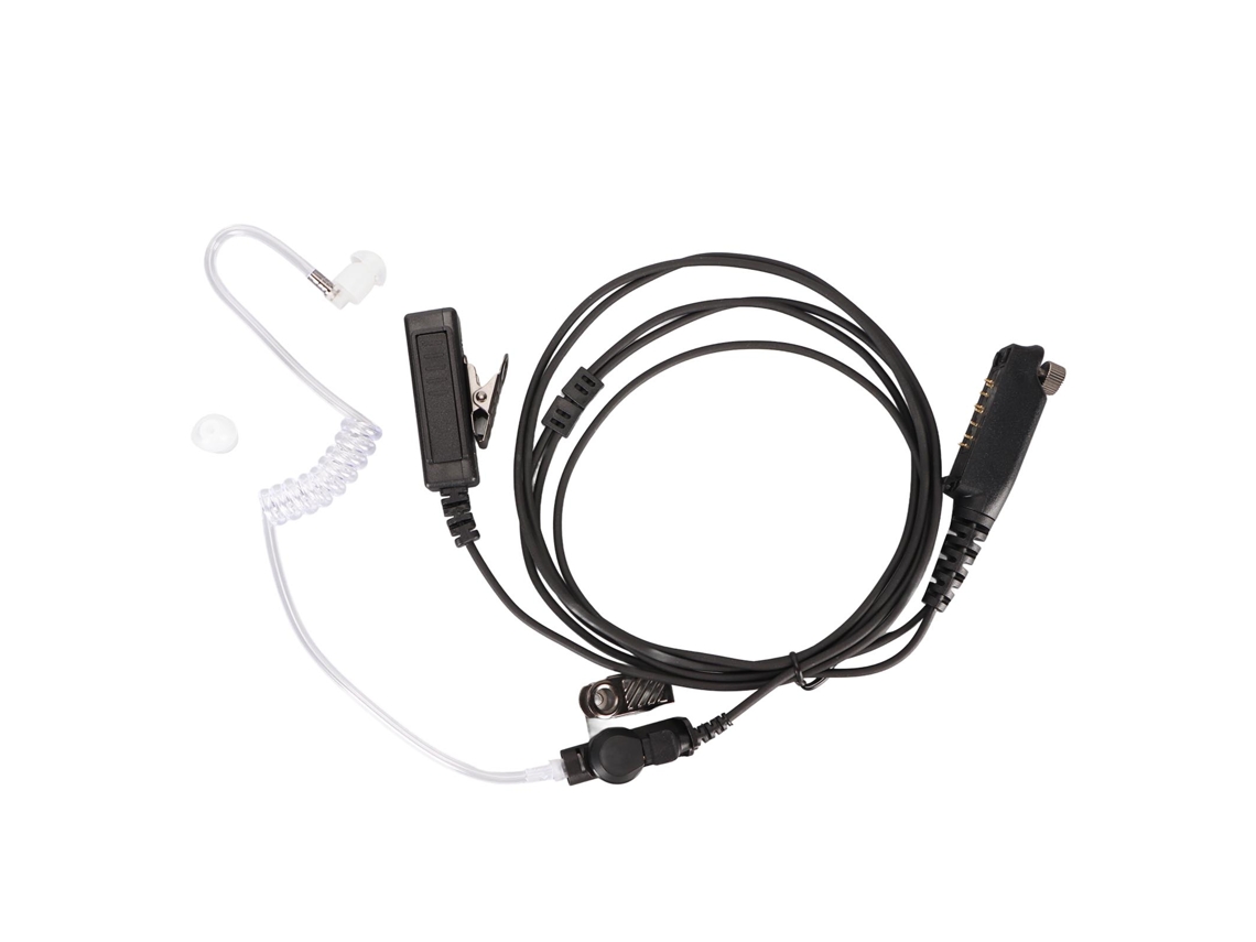Auriculares Portátiles Con Tubo Acústico Para Radio Bidireccional Sepura Stp8000 Stp9000
