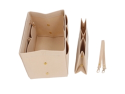 Organizador De Fieltro Para Bolso Con Gran Capacidad Y Separadores Extraíbles.