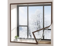 Lámina Aislante Transparente Para Ventanas, Kit De Aislamiento Ventanas Invierno, Kits Reutilizables, Alta ...