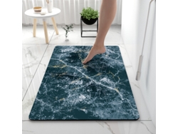 Alfombra de Baño LUUCOZK Antideslizantes Absorbentes Decoración Baño Secado Poliéster Multicolor (80x120cm)