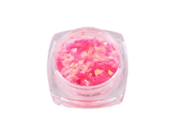 Diseño De Uñas Con Purpurina En Forma De Diamante, Lentejuelas, Manicura Rosa 11