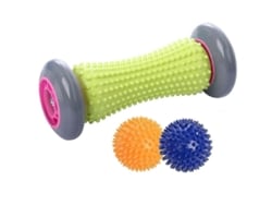 Massageador De Pés Com Rolo Para Alívio Da Fascite Plantar, Massageador Portátil Para Massagem Muscular Profunda Nos Tecidos Dos Pés.