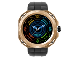 Reloj inteligente, pantalla HD de 1.35", múltiples modos deportivos, dorado Bestvite