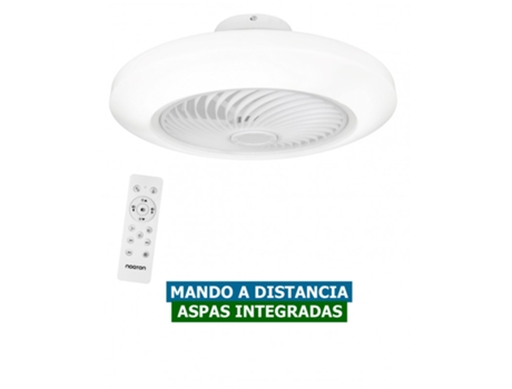 Ventilador De Techo Sin Aspas NOATON 12050W TRITON / 50cm / Con Luz LED Y Mando