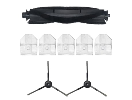 Bolsas de polvo, piezas de cepillo lateral rodante, accesorios para piezas de Robot aspirador Roidmi Eve Plus