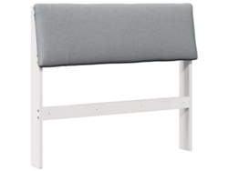 Maison Exclusive - Cabecero Tapizado Gris Claro 100 Cm Madera De Pino Macizo