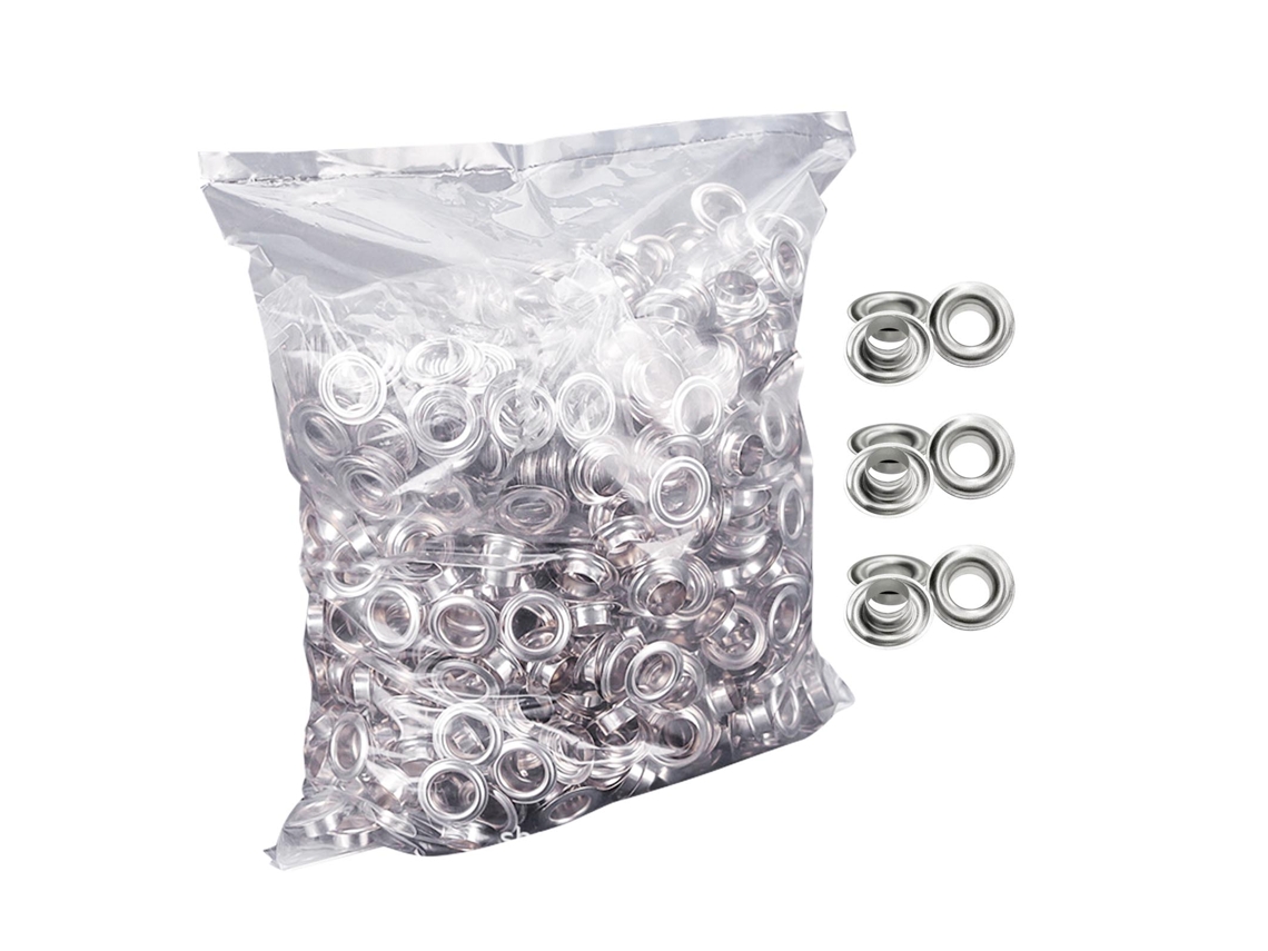 1000 Ojales De Cuello De Hierro Galvanizado De 12 Mm, Resistentes A La Oxidación, Para Decoración De Cuero.