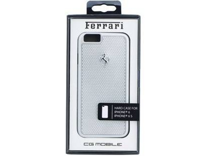 Funda iPhone 6, 6s FERRARI Original Plateado