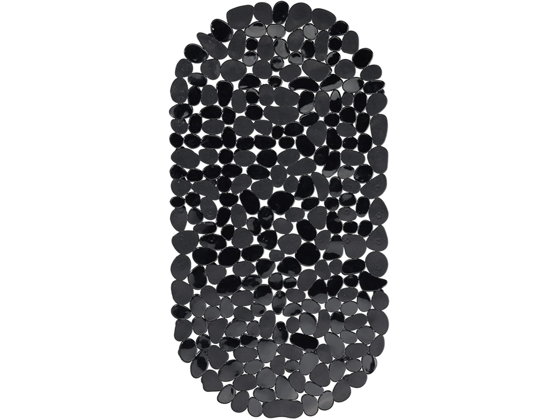 Alfombrilla Antideslizante Para Bañera, Con Acabado De Piedra, Con Ventosas, Lavable, 36 X 68 Cm