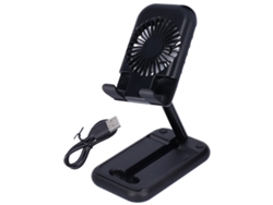 Soporte para tablet con ventilador de refrigeración, plegable y ajustable.