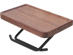 Soporte Para Papel Higiénico De Pared De Acero Inoxidable De 20 Cm, Negro, Sin