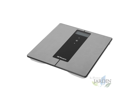 Báscula de Baño Electrónica ORBEGOZO Superficie de Acero Inoxidable Y Cristal Templado Capacidad Máx: 180 kg ORBEGOZO