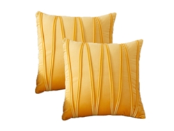 Juego De 2 Fundas De Almohada Decorativas De Felpa, 18 X 18 Pulgadas