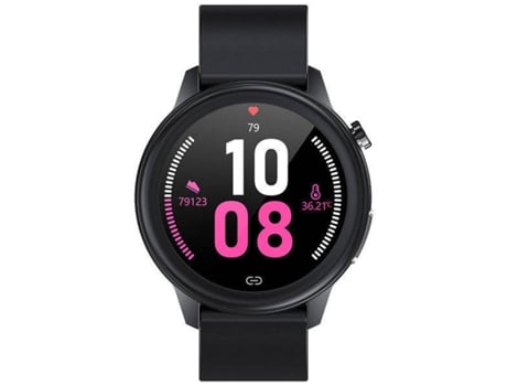 Smartwatch MDUG Monitor de Frequência Cardíaca Preto