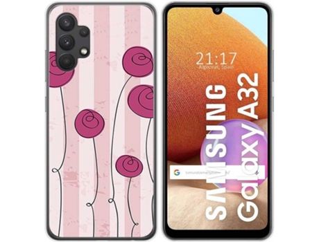 Carcasa Samsung Galaxy A32 4G TUMUNDOSMARTPHONE Flores Vintage Multicolor