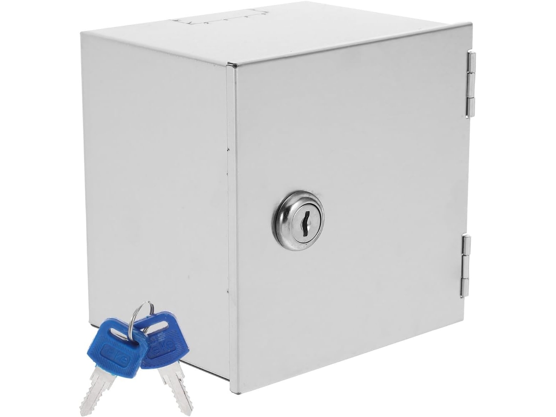 Caja Protectora De Acero Inoxidable Resistente A La Intemperie Para Enchufes