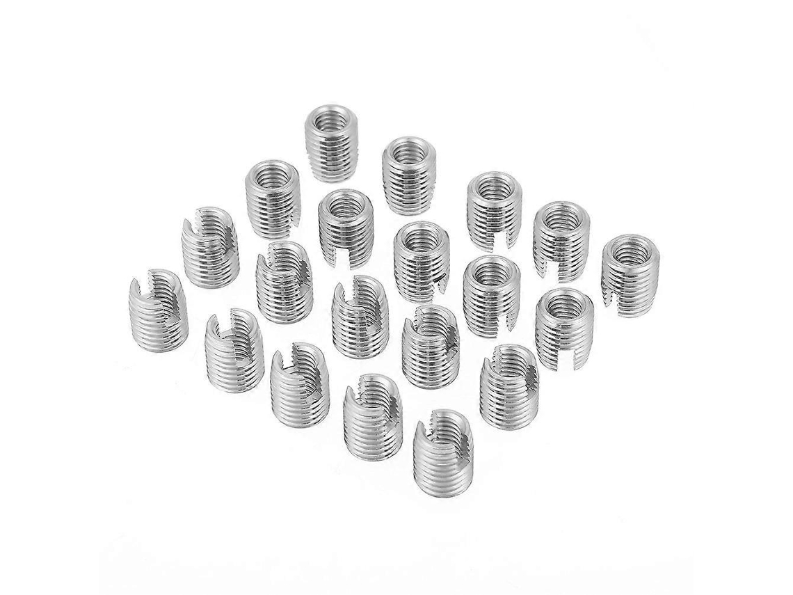 Inserts Rosca Autoatacante M8x15mm Acero Inoxidable Sus303 Helicoidal (20 Piezas)