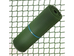 Tela Cuadrada Plastico 0.5 cm x 1 Metro Verde  Rollo 25 Metros SATURNIA