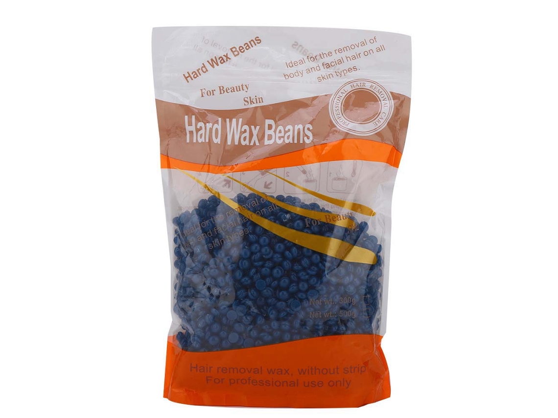 300g Cera Solida Sin Papel Frijoles Para Depilación Cuerpo Bikini Cera Depilatoria Manzanilla