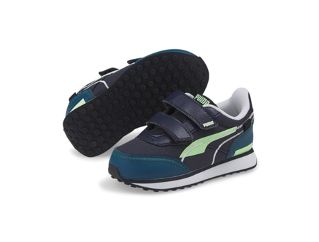 Zapatillas PUMA Future Rider Twofold Niños (22 - Azul)