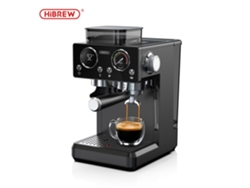 Cafetera Hibrew H20 con molinillo integrado, extracción en frío y caliente, presión de 20 bares, 20 niveles de molienda, vapor, latte, depósito táctil de 1,4 l.