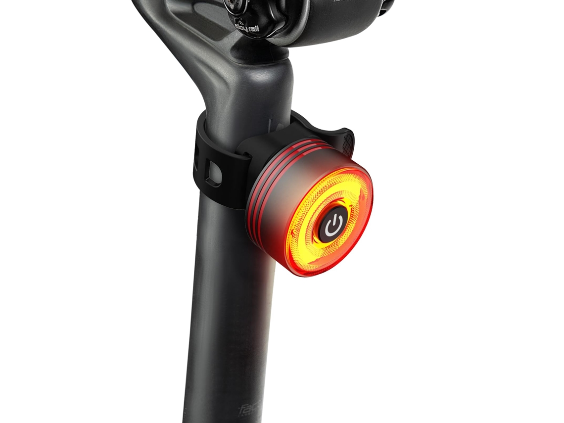 Luz Trasera Inteligente Para Bicicleta Con Sensor De Freno Y Luz Estroboscópica, Encendido Y Apagado Automático, Recargable Por Usb, Resiste