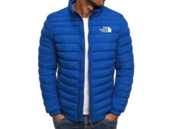 Chaqueta De Invierno Para Hombre De Algodón Suave De Alta Calidad Estilo Casual Xl Azul