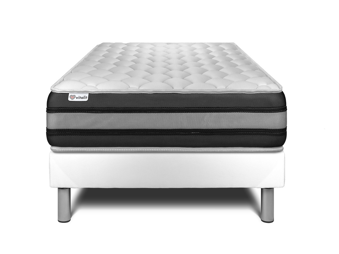 Kit Vital Primavera Zen Somier 120 X 200 Cm Blanco