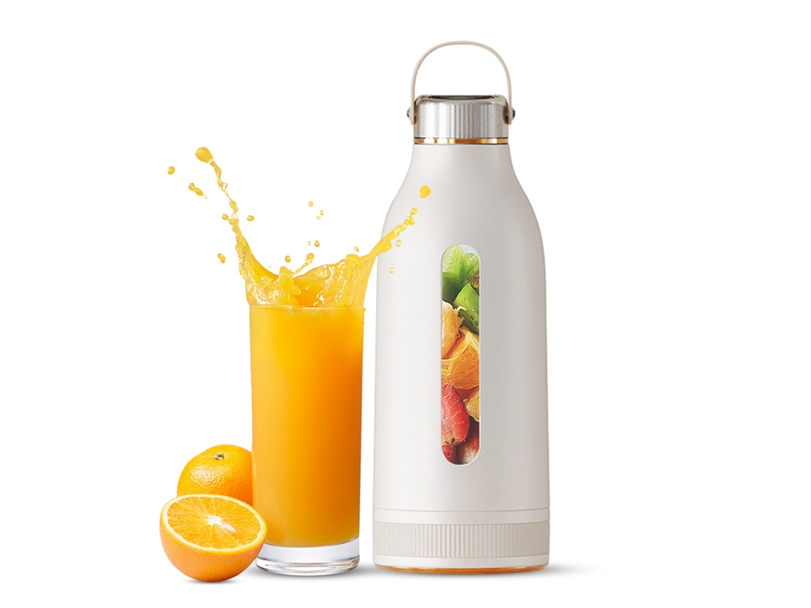 Licuadora portátil (batería recargable y 4 cuchillas)