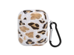 Capa Protetora Para Fones De Ouvido Com Fecho Para Ios Earbuds 1/2 Abs Anti-arranhões Portátil