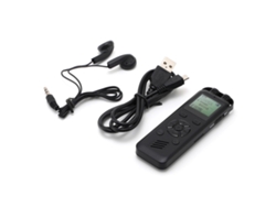 Grabadora De Voz Digital De 8 Gb Con Activación Por Voz, Reducción De Ruido, Reproducción De Mp3, Protección Con Contraseña Y Compatibilidad Con Usb 2.0 Para Clases, Reuniones Y Entrevistas.