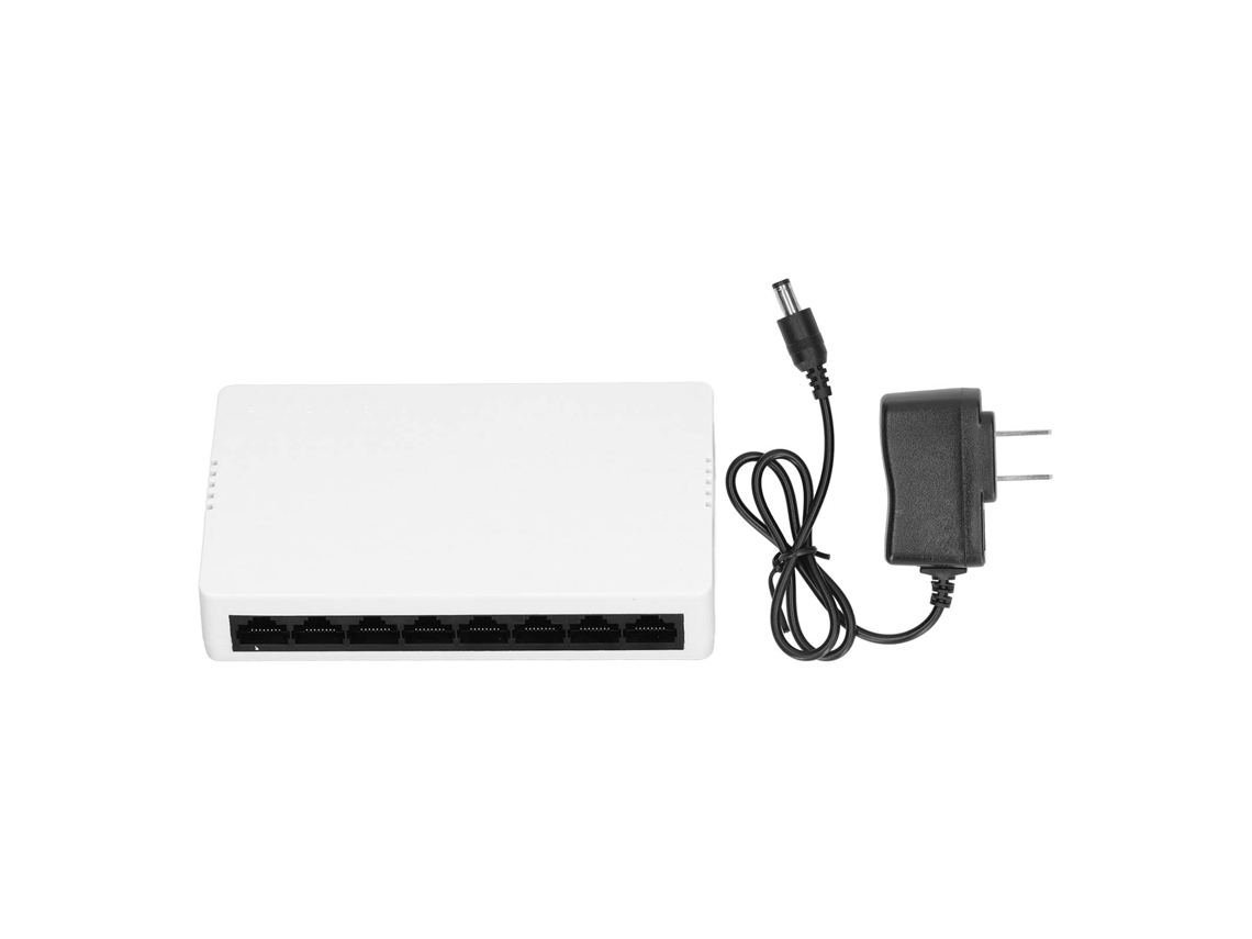 Conmutador Ethernet de 8 puertos, alta velocidad, estabilidad, funcionamiento silencioso, Plug and Play.