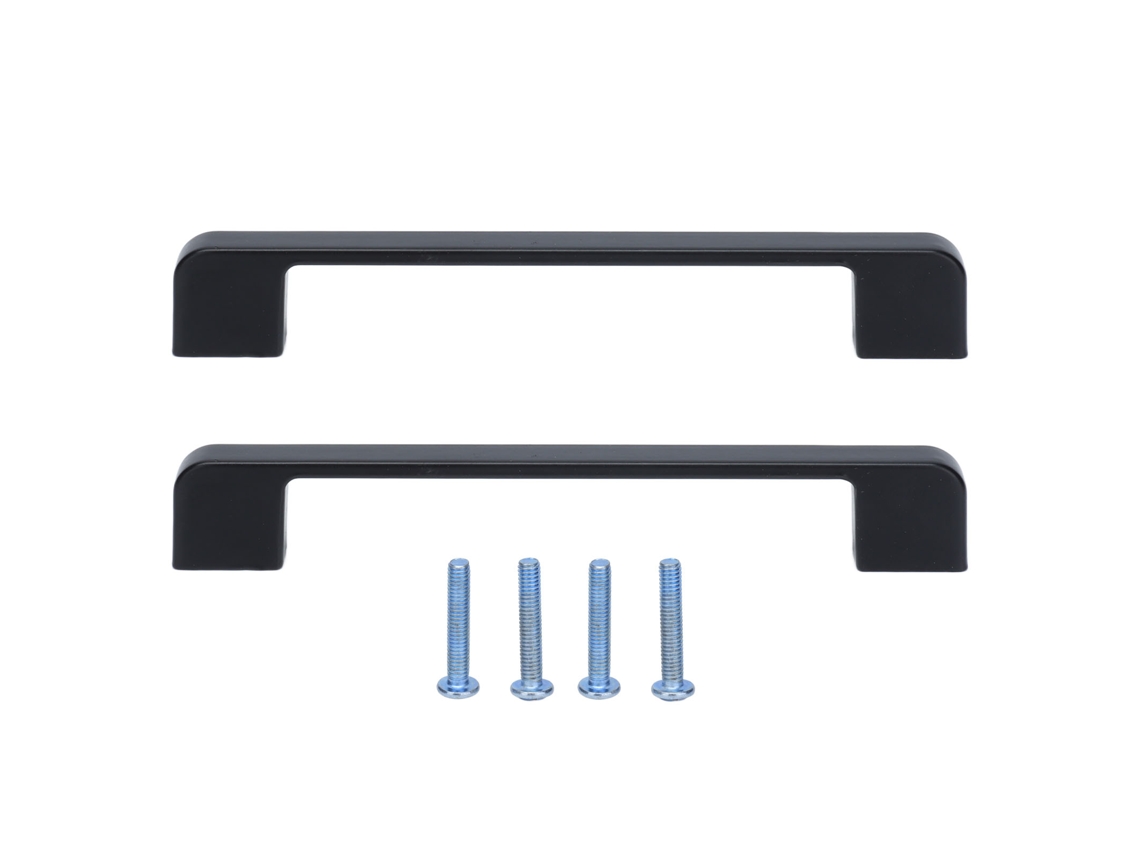 Tiradores De Aleación De Zinc Negro Con Tornillos Para Cajones/armarios De Cocina