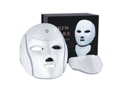 Máscara de belleza facial con LED de siete colores, dispositivo para el cuidado y rejuvenecimiento de la piel.