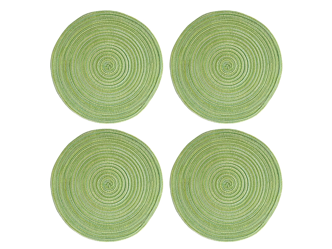 Tapetes de cocina redondos para placas calientes - Juego de 4 piezas NEVEANCE